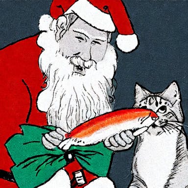 Cute/Cursed Christmas Cats image